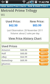 video game price charts app now available on android market