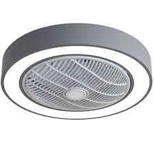 4.8 average based on 52 product ratings. Enclosed Ceiling Fan With Light Dimmable Led Light And Low Profile Ceiling Fan With Standard Mounting Bracket And Remote Utilizing 2xaaa Battery Not Included 22 Inch Grey In Kuwait Whizz