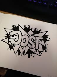 Scared To Add Colours Because This Is My 3rd Graffiti Drawing And It S The Only One That Looks Good Fill Ideas Doke Squad