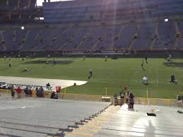 lambeau field section 113 row 25 seat 1 green bay