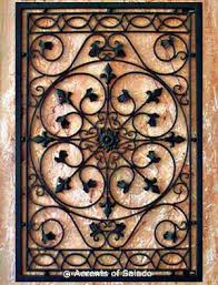 Tuscan Wall Decor Iron Wall Grille I Would Need 2 To Use On Its Side As A Headboard For The Twi Tuscan Decorating Iron Wall Decor Wrought Iron Wall Decor