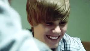 Celebrities justin bieber laughing GIF
