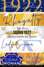 Sgrho 1922 Zoom Backgrounds Zoom Background Printed Cards Sorority Backgrounds