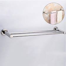 Huaforcity Porte Serviette Mural 2 Arms Barres Porte Vetements Seche Serviettes Salle De Bains Ou Cuisine Porte Serviette Mural Seche Serviette Porte Serviette