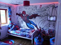 I D Ve Loved A Room Like This When I Was A Kid Spiderman Bedroom Marvel Room