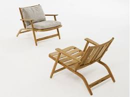 Achla designs eucalyptus wood indoor outdoor folding chair. Deck Chairs Outdoor Furniture Archiproducts