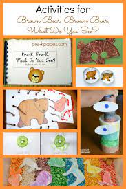 Activities For Brown Bear Brown Bear What Do You See Pre K Pages Brown Bear Brown Bear Activities Preschool Activities Preschool Colors