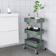 10 best kitchen island & trolley from ikea. Raskog Utility Cart Gray Green 133 4x173 4x303 4 Ikea