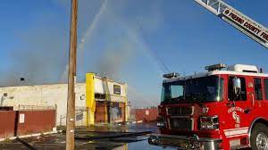 High Speed Rail Building Burns Fresno Fire Chief Says It Ll Be Difficult Determining Cause California High Speed Rail Fire Chief Fresno