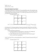 Let's take a look at how punnet squares work using the yellow and. Mendelian Genetics Lab Report Name Julia Cook Date Mouse Monohybrid Cross Gizmo 1 Consider Purebred Mice With Black Ff And White Ff Fur Color Fill In Course Hero