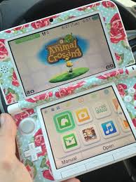 Look How Pretty This One Is W Roses Is This The 3ds 2ds Cover Or Some Kind Of Skin Or Something The Pink K Animal Crossing Nintendo Ds Nintendo 3ds Xl