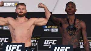 The ufc president confirmed the champion vs champion bout last night at the post. Ufc 259 Weigh In Show Blachowicz Vs Adesanya Watch Espn