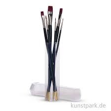 Es sind pinselsets für eine vielzahl an anwendungen und in verschiedensten qualitäten erhältlich. Pinsel Set Acryl 6 Pinsel Mit Aufbewahrung