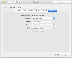 And how do you find the mac address? How Do I Configure The Apple Thunderbolt To Gigabit Ethernet Adapter For Use With A Netgear Cable Modem Modem Router Answer Netgear Support