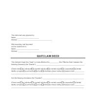 Free Quitclaim Deed Form | PDF & Word