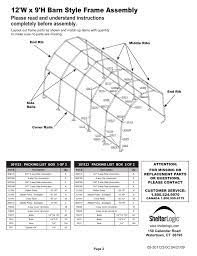 Shelterlogic 97253 0 Instructions Assembly Manualzz