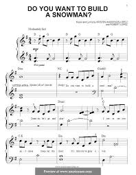 Do You Want To Build A Snowman Kristen Bell By R Lopez K Anderson Lopez On Musicaneo Kristen Bell Build A Snowman Kristen