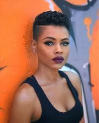 Pin By Algia Smith On Hair Dreams In 2020 Short Natural Hair Styles Short Shaved Hairstyles Short Textured Hair
