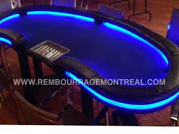 table de poker avec lumieres led custom poker tables poker table poker