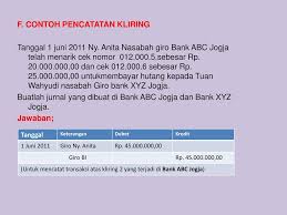 Contoh jurnal umum perusahaan jasa. Contoh Soal Akuntansi Perbankan Kliring Dan Jawabannya Ilmusosial Id