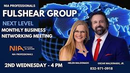 NEXT LEVEL MONTHLY BUSINESS NETWORKING MEETING