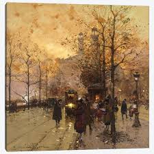 Me ha cautivado especialmente un árbol que se llama sangre libanesa, de hojas oscuras. The Parc Monceau 1878 Canvas Art By Claude Monet Icanvas