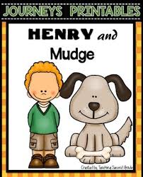 Henry and mudge coloring page. Henry And Mudge Distance Learning Worksheets Teaching Second Grade