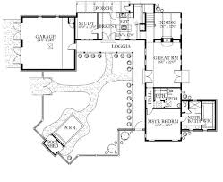 Mediterranean Style House Plan 3 Beds 2 5 Baths 2284 Sq Ft Plan 80 154 Mediterranean Style House Plans House Plans Small House Floor Plans