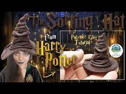 3d Figurine The Sorting Hat From The Wizarding World Of Harry Potter Polymer Clay Tutorial Youtube Harry Potter Sorting Hat Sorting Hat Clay Tutorials