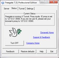Freegate is straightforward and easy to use. Freegate Free Download