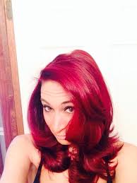 Curly Hair With Splat Crimson Obsession Magenta Hair Curly Hair Styles Colored Curly Hair