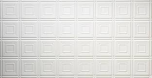 Tin and aluminum ceiling tiles are a decorative element popularized in the united states in the late 19th and early 20th centuries as an alternative to the expensive and ornate european ceiling plasterwork. Pattern 204 All Colors 2 X4 Faux Tin Ceiling Tiles Global Specialty Products