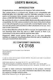 DAI TELECOM TELIT G83 USER MANUAL Pdf ...