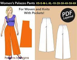 High Waist Wide Leg Trousers Pattern Palazzo Pants Pdf Women Wide Leg Trousers Basic Pants Block Culottes Pants Wide Leg Trousers Women Pants Pattern Wide Leg Pants Pattern Pants Pattern