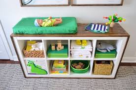Changing Tables And Our Minds Young House Love Ikea Changing Table Hack Kallax Kids Room Kallax Ikea