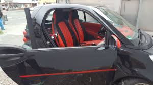 Smart Fortwo 451 Autositzbezuge Nach Mass In Der Leder Alkantaralook Variante Mittelstreifen Mit Rautenmuster Abgesteppt Autositzbezuge Autos Smart Fortwo