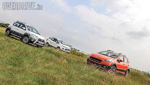 Toyota etios cross is a crossover version of the etios liva with design changes to give it a rugged look similar to suvs. Comparison Toyota Etios Cross Vs Ford Ecosport Vs Fiat Avventura Overdrive