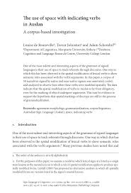 Gradable verbs can be modified by various degree adverbs. Pdf The Use Of Space With Indicating Verbs In Auslan A Corpus Based Investigation