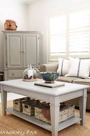 Sorry for the blurry image but i wanted you to see how it looked after the first. Gray Chalk Paint Coffee And Side Table Maison De Pax