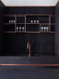 Black And Copper Kitchen Dpages A Design Publication For Lovers Of All Things Cool Beautiful Bruno Moinard For Obumex Copper Kitchen Kitchen Design Copper Interior
