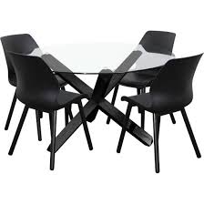 So while you may have your heart set on a round dining table, maybe a square one would work better based on the setup of your home. Sala Glass Top Round Dining Table 130cm Diameter Black Bohemio Furniture