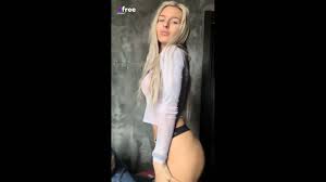 See provocative blondes performing on TikTok in adult shorts