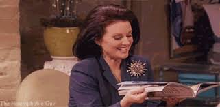 Oh No They Didn T Funny Gif Karen Walker Quotes Will And Grace