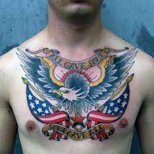 50 Traditional Eagle Tattoo Designs For Men Old School Ideas Traditional Eagle Tattoo Traditional Eagle Tattoo Design Traditional Tattoo