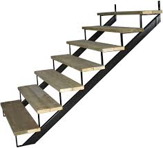Stevenos created a new deck: Pylex 13907 7 Steps Steel Stair Stringers Black Amazon Com