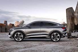 New Audi Q4 Sportback E Tron Concept Previews An Affordable Electric Crossover Coupe Carscoops Audi Q4 Dream Cars Audi Audi
