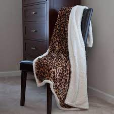 Having properly gone through this article on throws and blankets in australia, you must have discovered some numbers of throws for your home interior to keep your space fashionable and. Lavish Home Leopard Fleece Sherpa Polyester Throw Blanket 61 00005 Animal Le The Home Depot