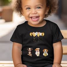 The Paw-fect Toddler Gift, Cute Doggy Shirt, Kids Gift Idea, Kids Balloon  Shirt, Fun Shirt for Kids, Dog Lovers, Toddler Tee Shirt