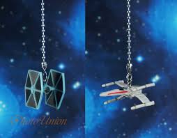 Star Wars Tie Fighter Vs X Wing Ceiling Fan Pull Light Lamp Chain Decoration Ab Star Wars Room Star Wars Bedroom Star Wars Classroom