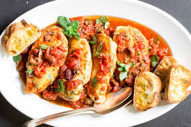 Spedizione calcolata al momento del pagamento. Ricetta Petto Di Pollo Alla Mediterranea Con Pomodori Olive E Capperi